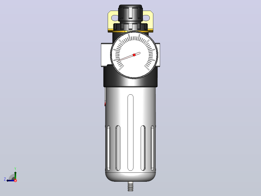 BFR系列过滤调压阀[BFR2000] (3)右视图