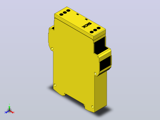 UE23-2MF安全继电器正等轴测缩略图