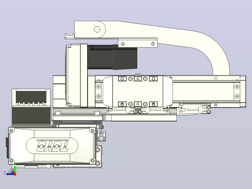 XYGT320-A4-50-100-M-C-0001负载5-8KG XY丝杆模组 内嵌式 XYGT320-A4 替换东佑达TOYO直线滑台模组右视缩略图