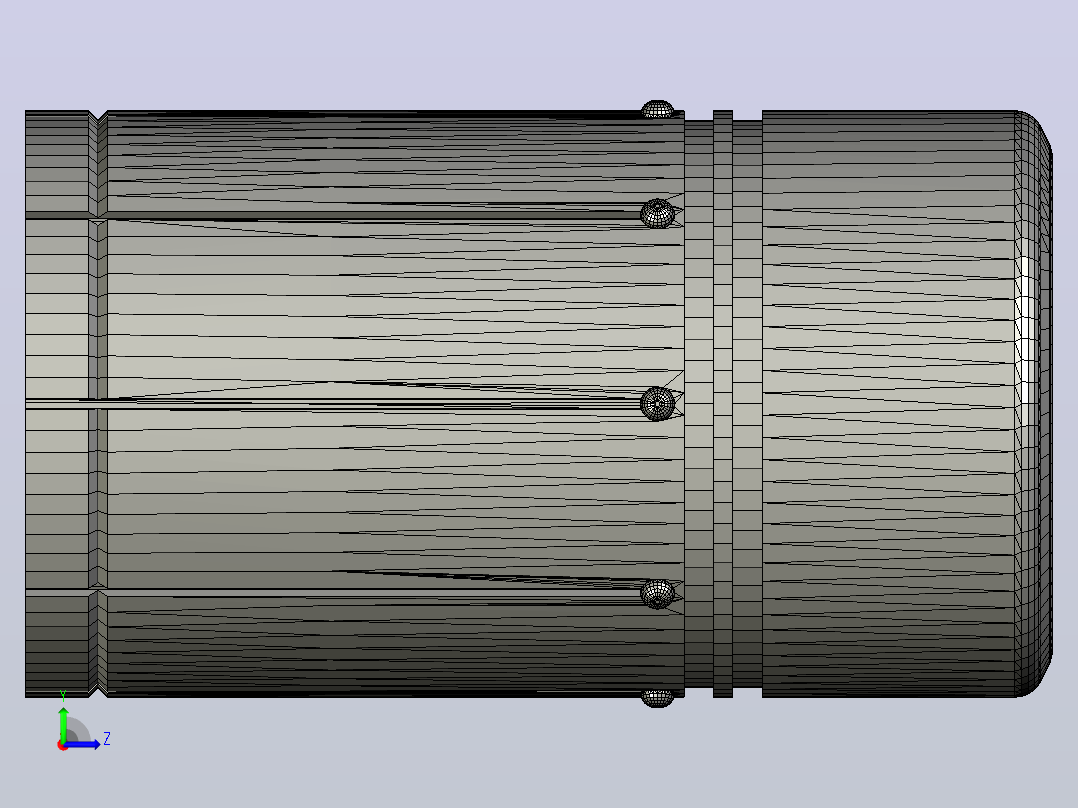 SG-72声波手榴弹左视图