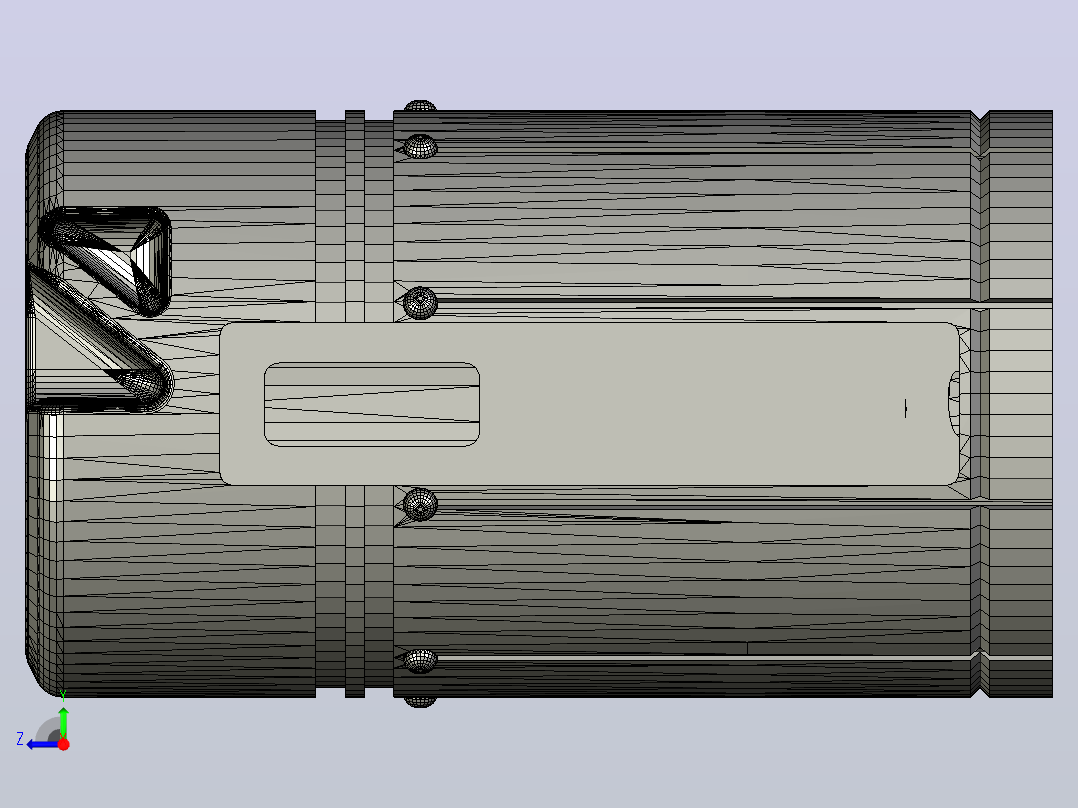 SG-72声波手榴弹右视图