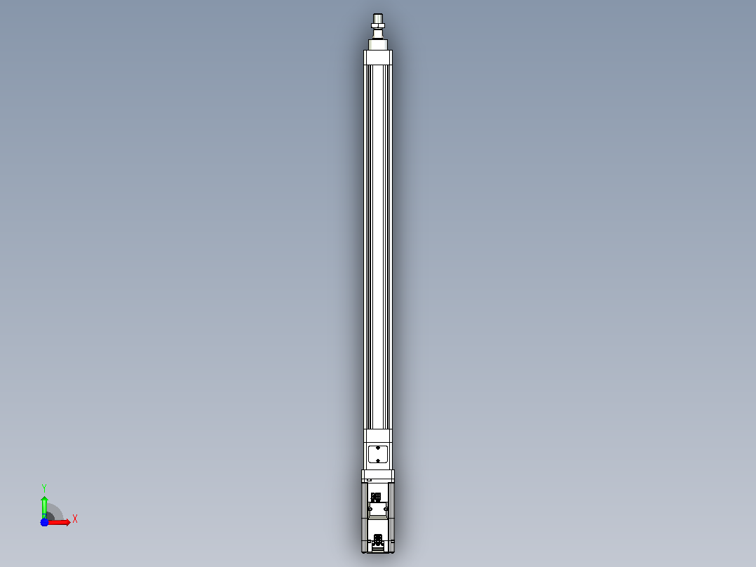 轻载电动缸TPA-ESR40-1210C-L550-M-W-P40-C3前视图