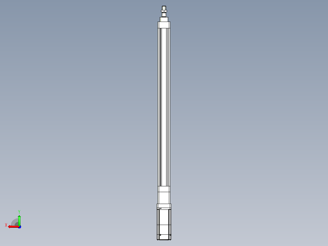 轻载电动缸TPA-ESR40-1210C-L550-M-W-P40-C3后视图