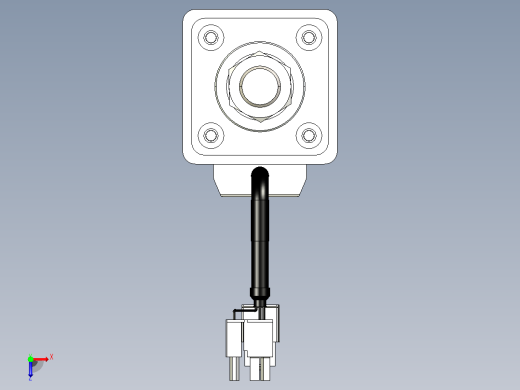 轻载电动缸TPA-ESR40-1210C-L550-M-W-P40-C3俯视缩略图