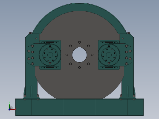 键连接液压盘式制动系统_HKPZ1600F100×2-Ⅲ-BH左视缩略图