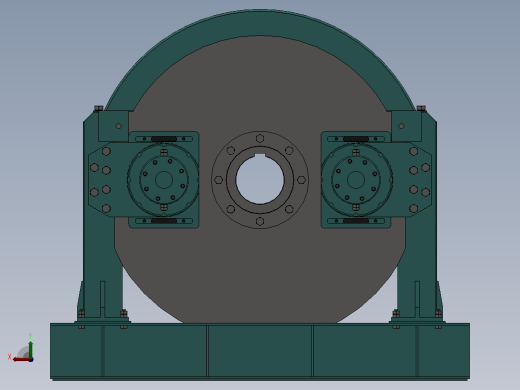 键连接液压盘式制动系统_HKPZ1600F100×2-Ⅲ-BH右视缩略图