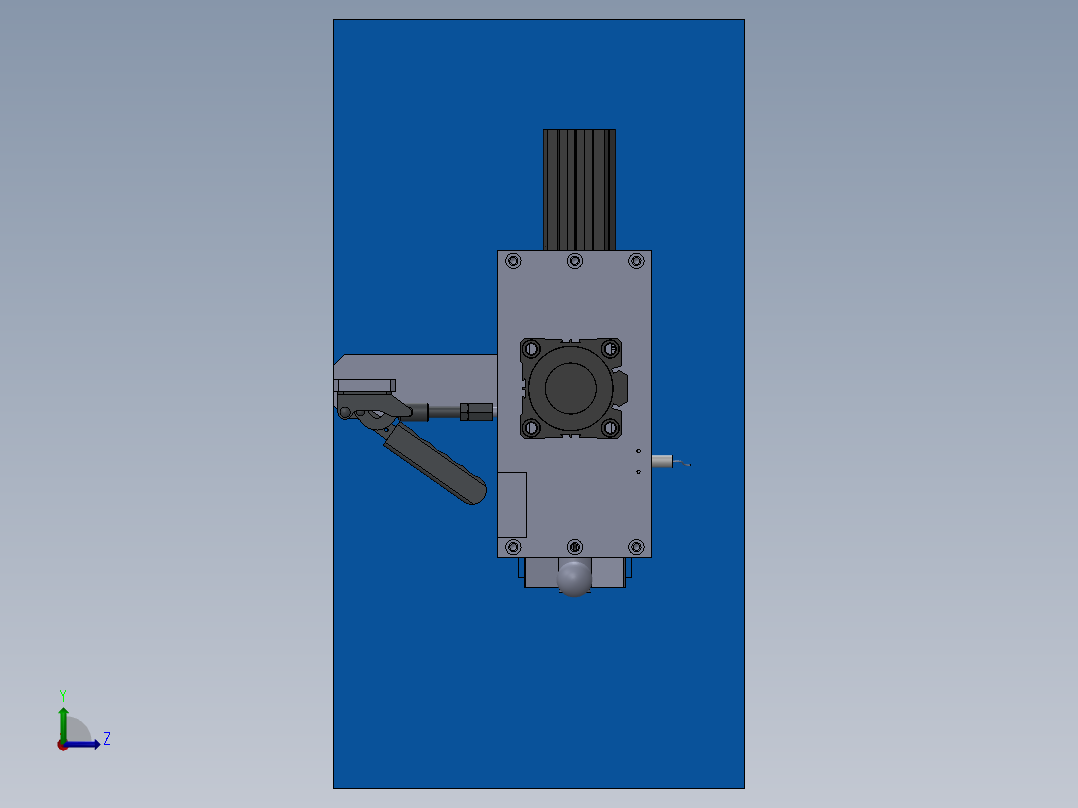 冲披锋工装左视图