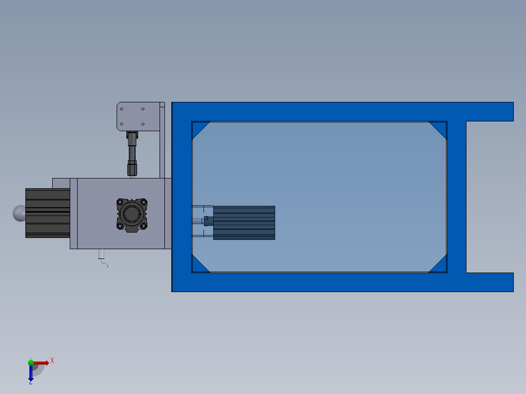 冲披锋工装俯视图