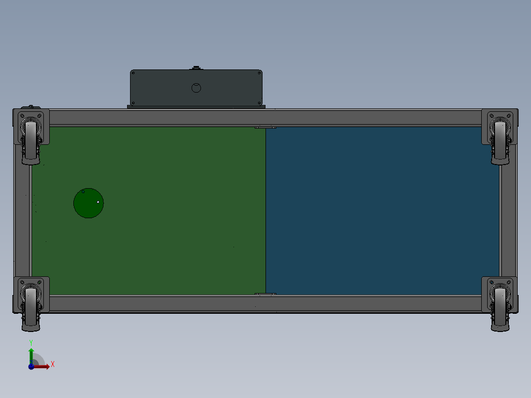 排气管前段气密，刻字，装吊耳3合一工装sw20前视图