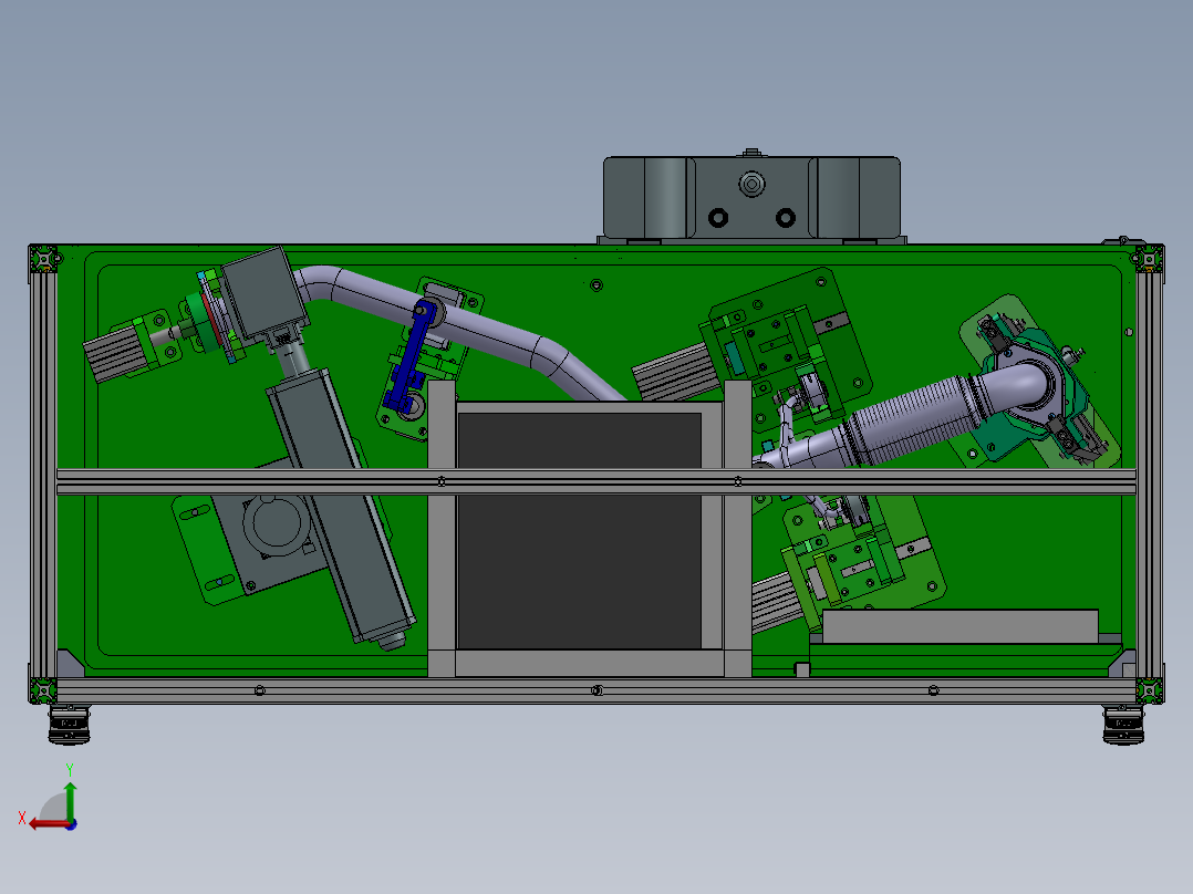 排气管前段气密，刻字，装吊耳3合一工装sw20后视图