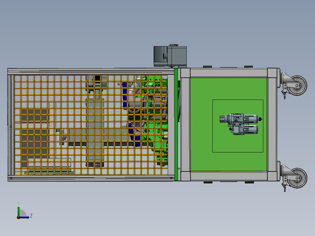 排气管前段气密，刻字，装吊耳3合一工装sw20左视图