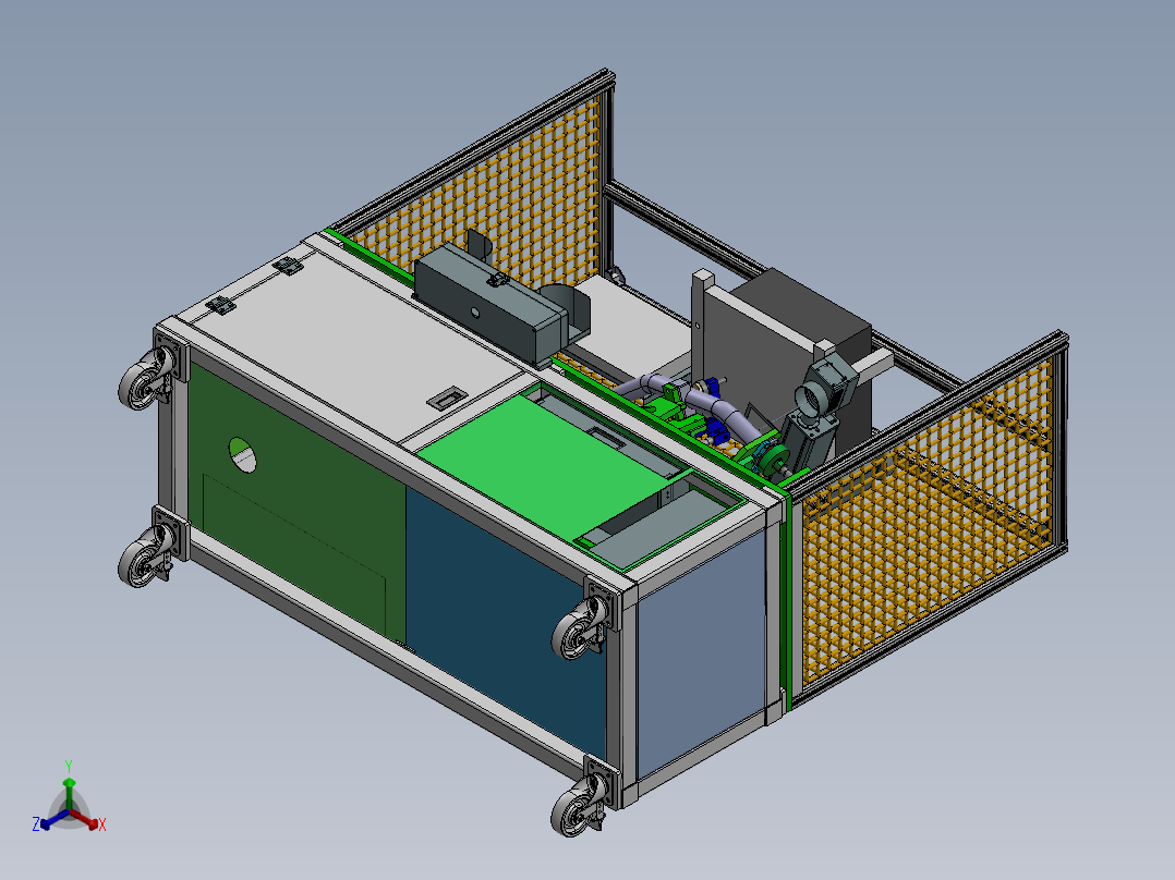 排气管前段气密，刻字，装吊耳3合一工装sw20正等轴测图