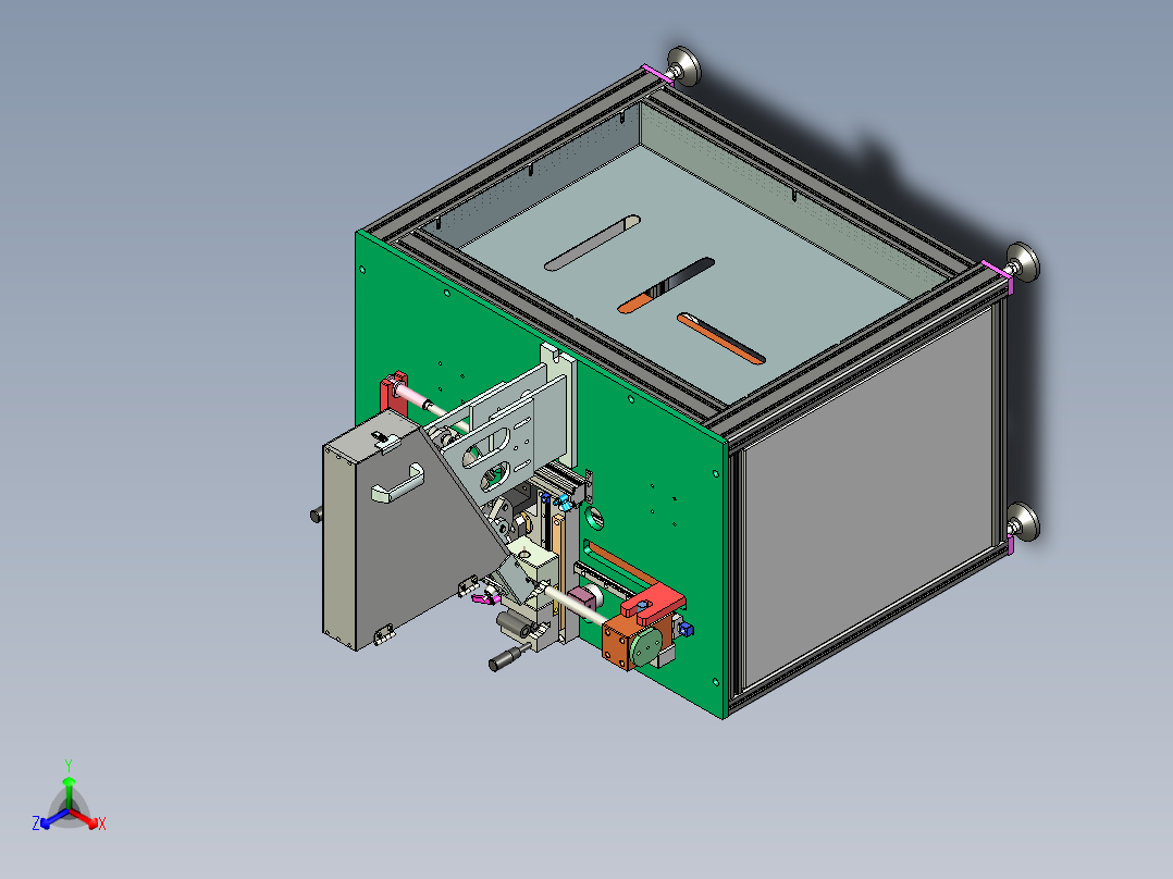 卧式活塞销装配机3D图纸H989 非标自动化设备3D图纸3D模型