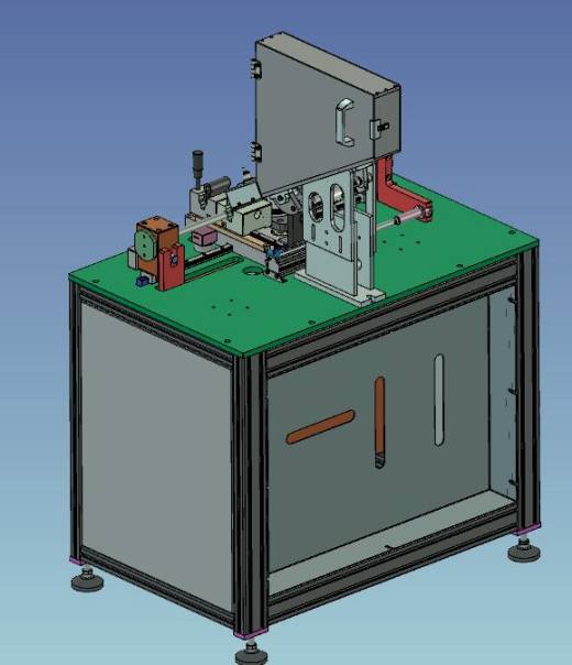 卧式活塞销装配机3D图纸H989 非标自动化设备3D图纸3D模型缩略图