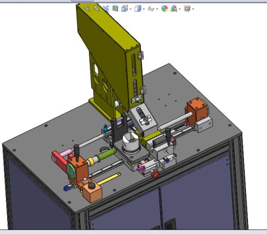 卧式活塞销装配机3D图纸H989 非标自动化设备3D图纸3D模型缩略图