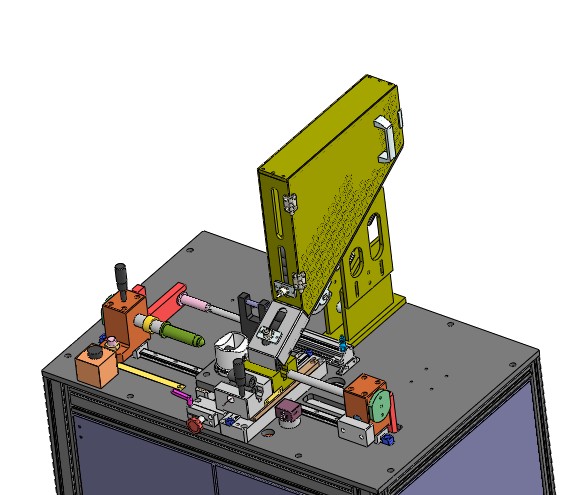 卧式活塞销装配机3D图纸H989 非标自动化设备3D图纸3D模型