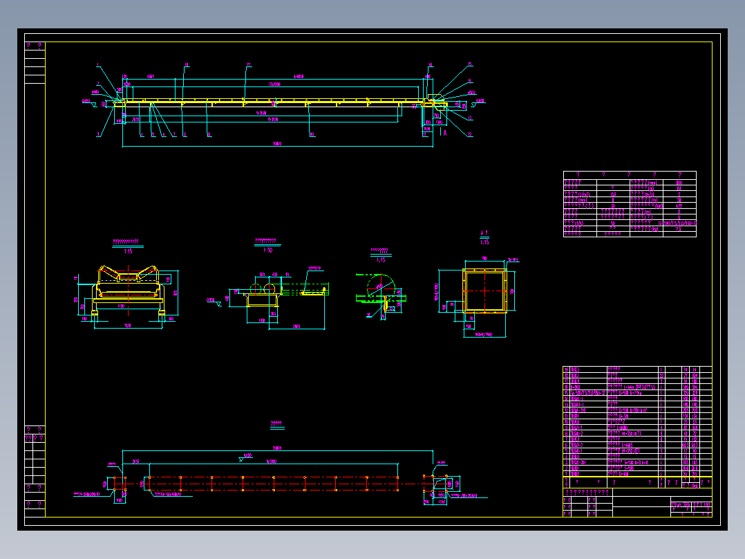 30米TD75-800皮带机总图