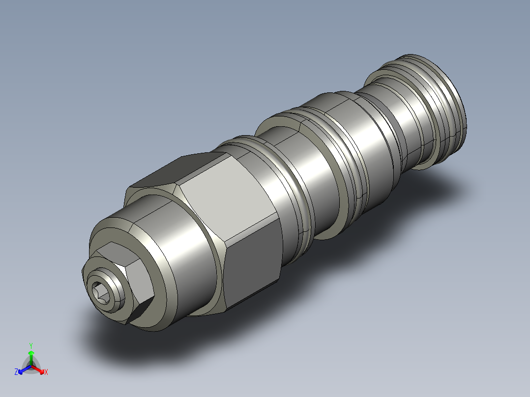 插装阀-CBELLJN正等轴测图