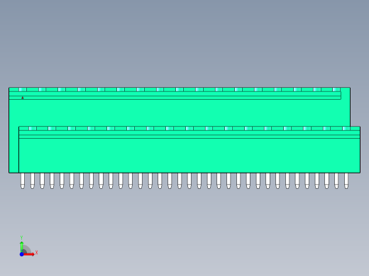 DEGSON 2EDG 系列 5.08mm 可插拔接线端子组-2EDGVTC-5.08-34P-14-00AH前视缩略图