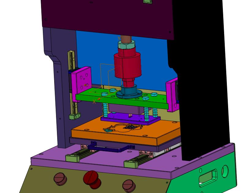 单柱气动气缸铆接机