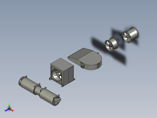 5款排烟风机模型
