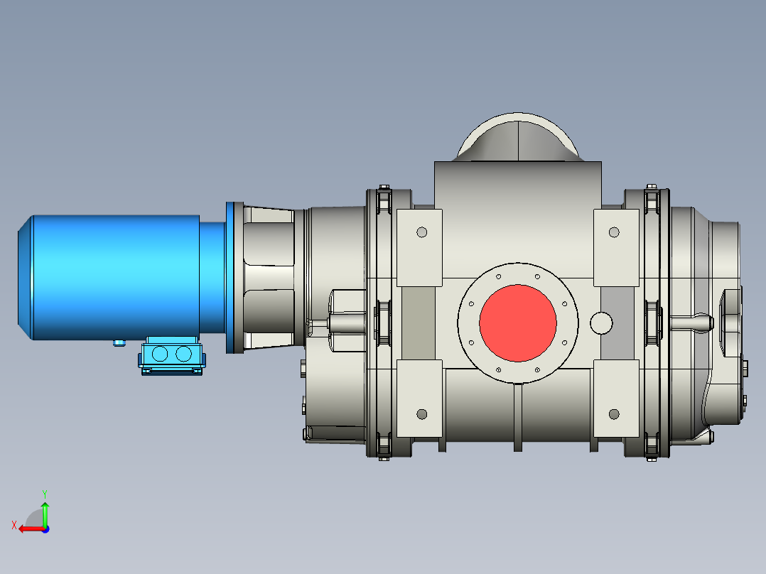 普旭泵T131558232后视图