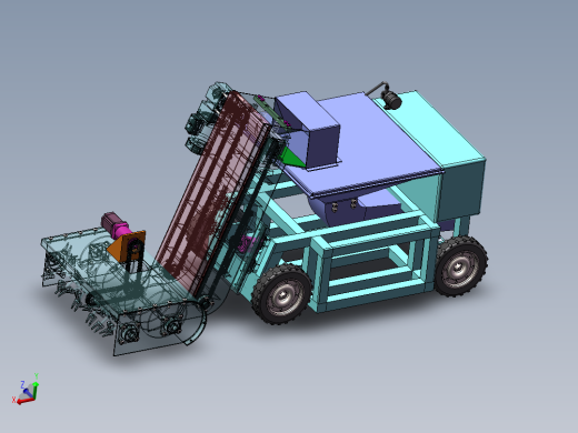 道路清粪清理车三维SolidWorks