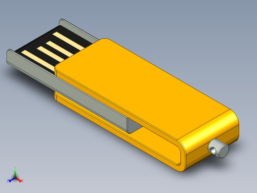 微型u盘正等轴测缩略图