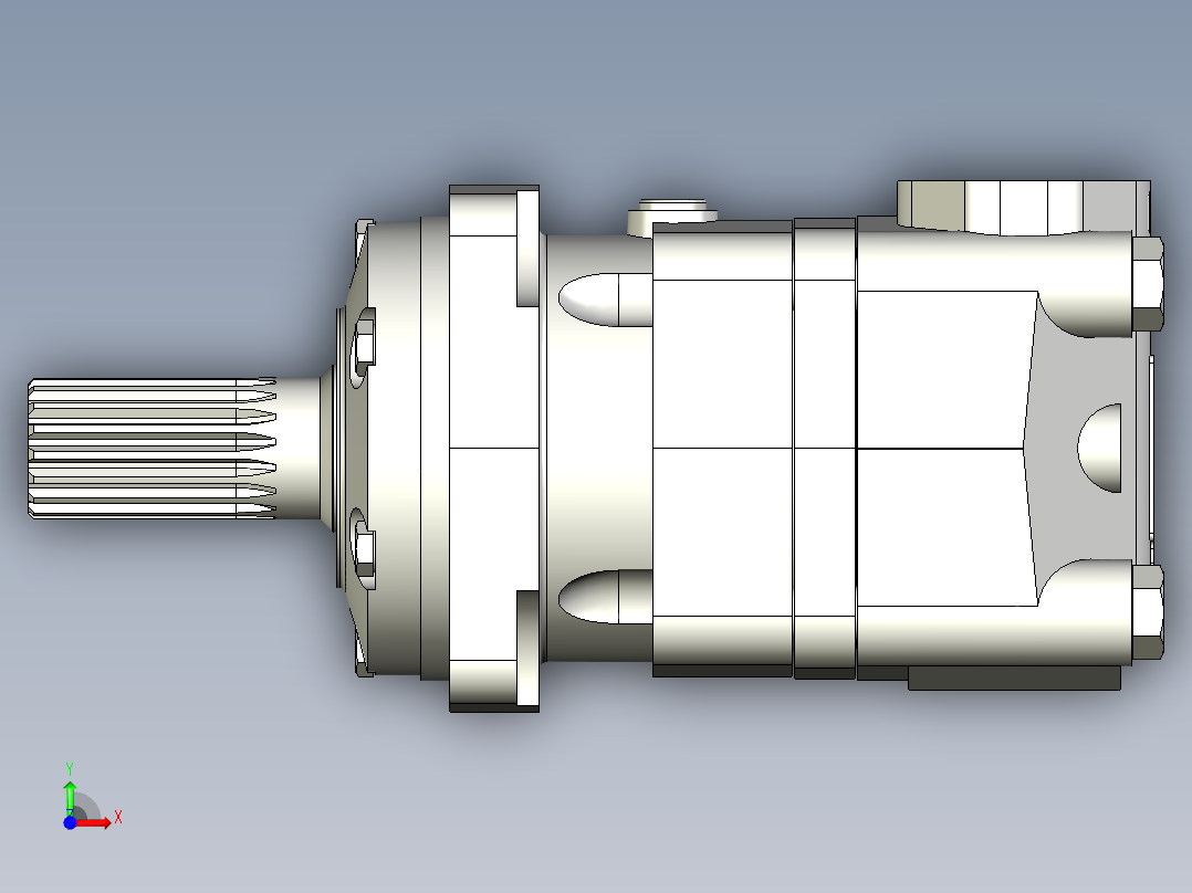 Libary - 液压摆线马达前视图