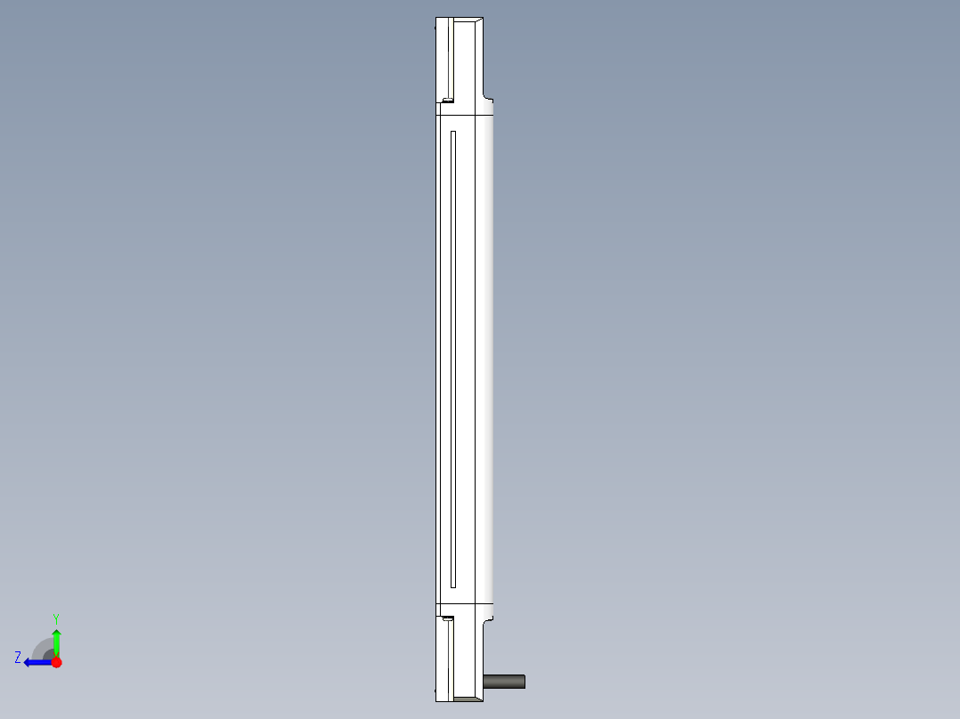 基恩士SL-V16H(S)_R_kc图纸模型右视图