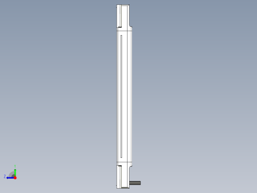 基恩士SL-V16H(S)_R_kc图纸模型右视缩略图