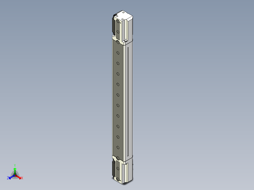 基恩士SL-V16H(S)_R_kc图纸模型正等轴测图