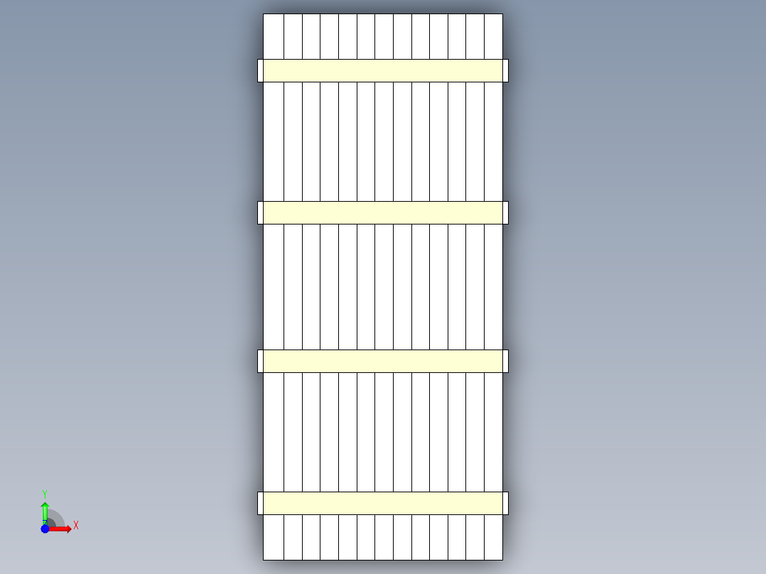 木板包装箱木箱3前视图