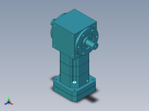 换向器PW170双轴 PGH142-L2 42-114.3-200-M12.stp