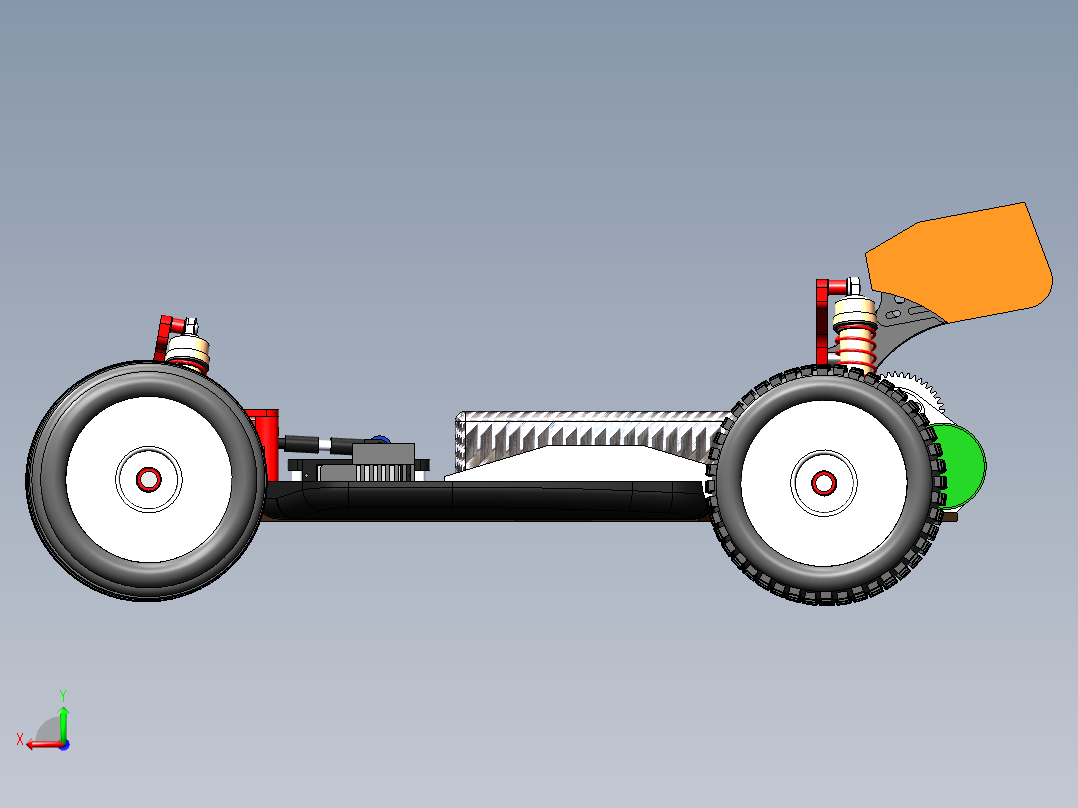 玩具赛车-2 SW STP后视图