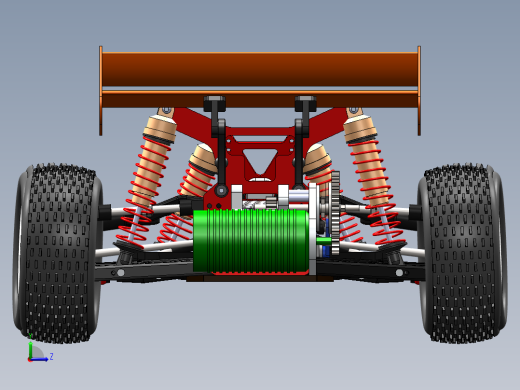 玩具赛车-2 SW STP左视缩略图