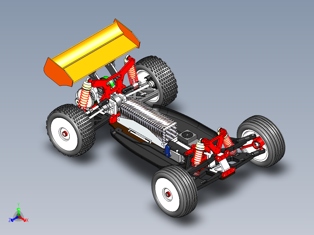 玩具赛车-2 SW STP正等轴测图