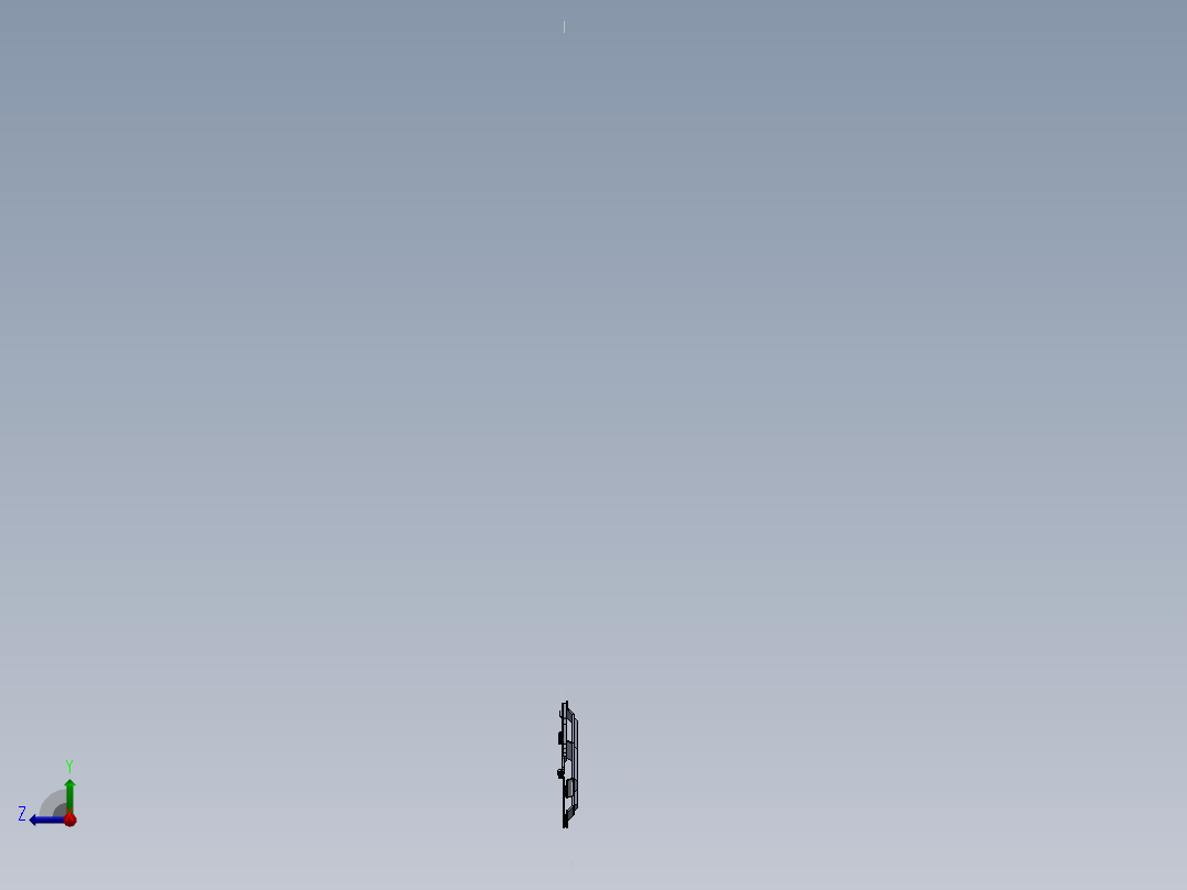 沙发伸缩机构右视图