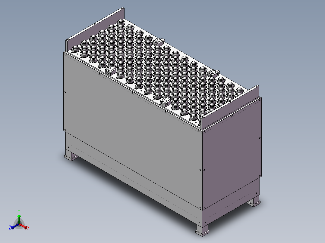 发动机缸盖罩升降机正等轴测图