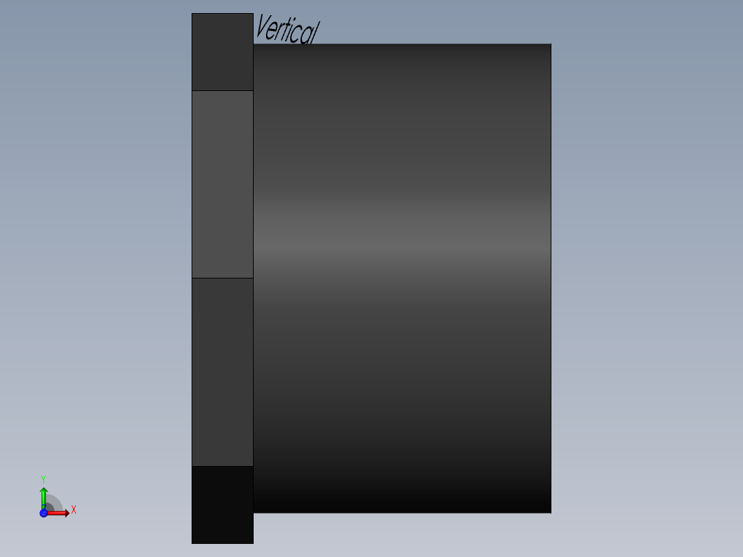 PVC管件-2x1in R-Bush右视图