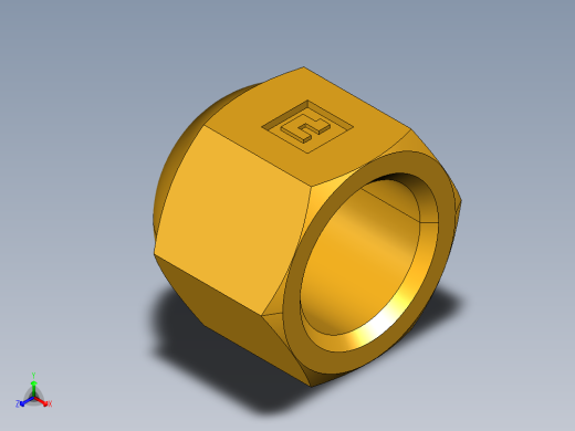 扩口式工业通用硬管接头Cap Nut 640F-4