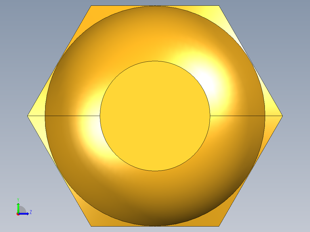 扩口式工业通用硬管接头Cap Nut 640F-4左视图