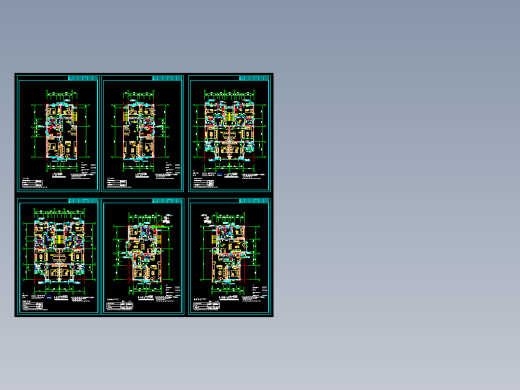 住宅楼户型平面图