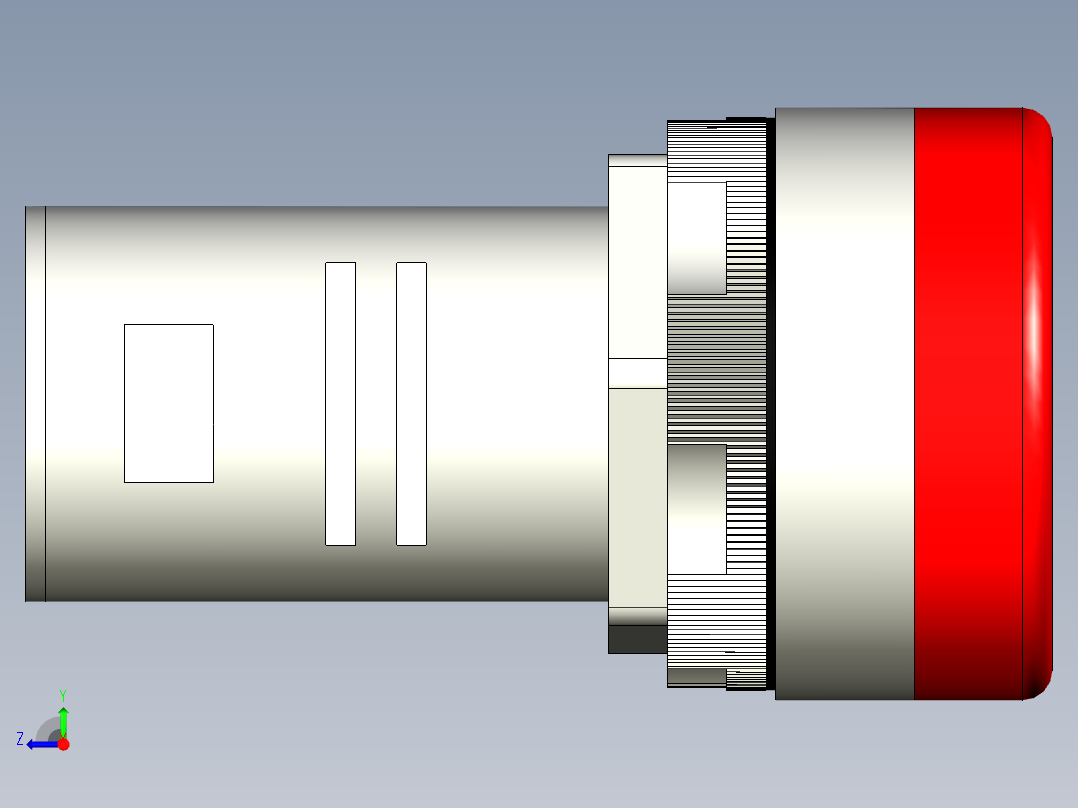德力西电气LD11-22D红右视图