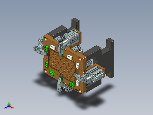 ZC001-笔记本CNC工装夹具三维模型CNC4-191216