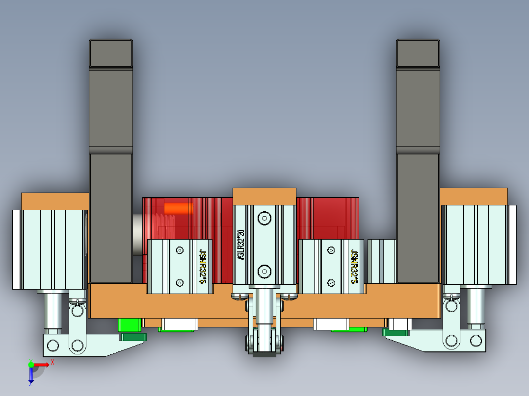 ZC001-笔记本CNC工装夹具三维模型CNC4-191216俯视图