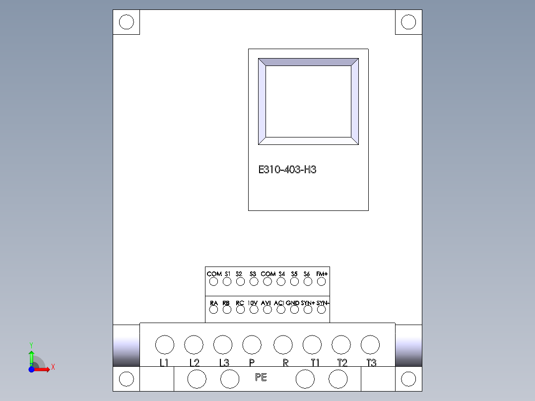 台安科技(无锡) E310-403-H3前视图