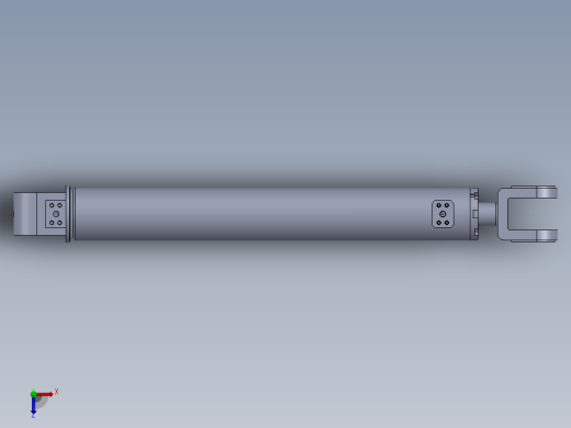 焊接式液压缸-100x50x761-mm-1.snapshot.1俯视缩略图