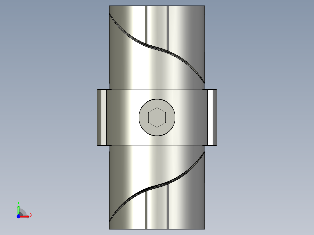 43基础线棒延伸接头.STEP前视图