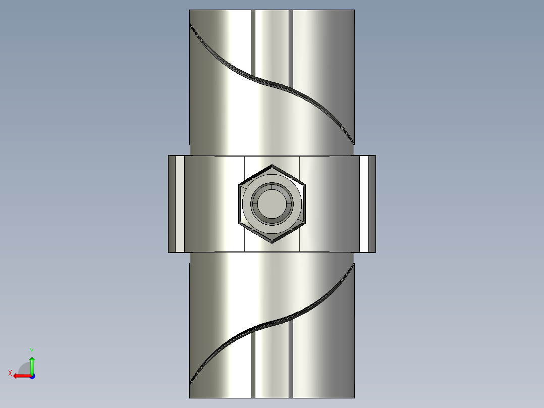 43基础线棒延伸接头.STEP后视图